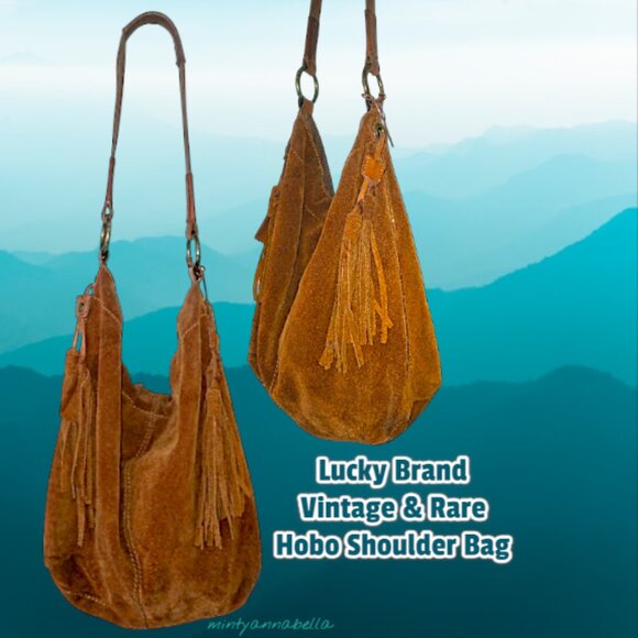 Lucky Brand Hobo Leather Shoulder Bag - Picture 1 of 16
